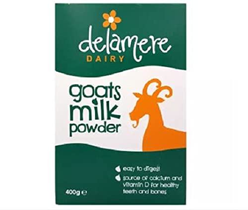 260103022143085_1 Delamere Dairy Goats Milk Powder 400G - Delamere Dairy's Goats' Milk Powder is a convenient whole goats' milk substitute. in hot drinks, on cereal, in recipes, baking and sauces, and simply as a drink. - Image 1